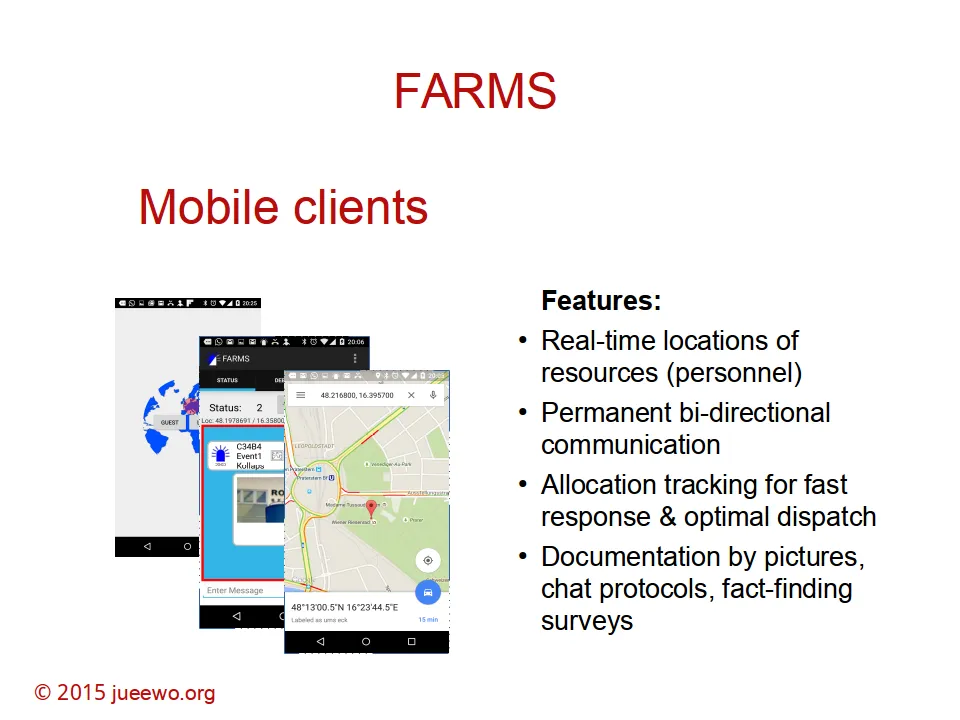 "FARMS mobile clients